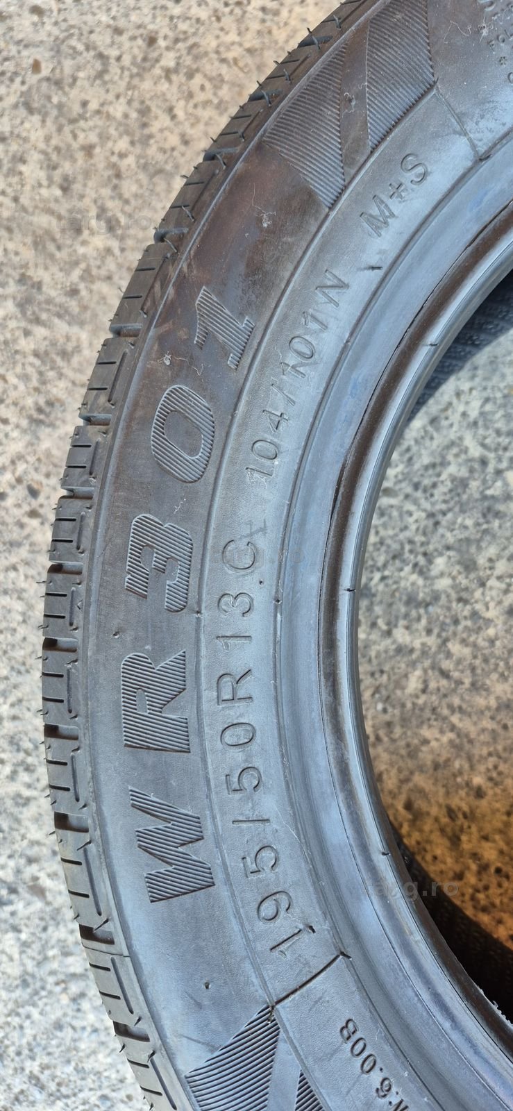 4 anvelope M+S noi Hakuba 195/50/13C,dot 2025.Pretul este pe bucata. 6