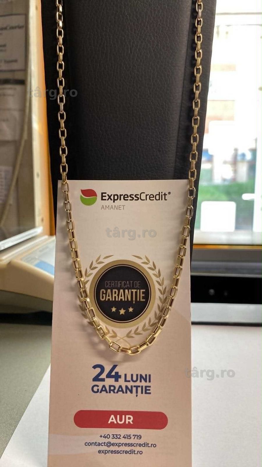 Lant aur 14k ( Tomesti b 33255 ) Garantie 2 ani!