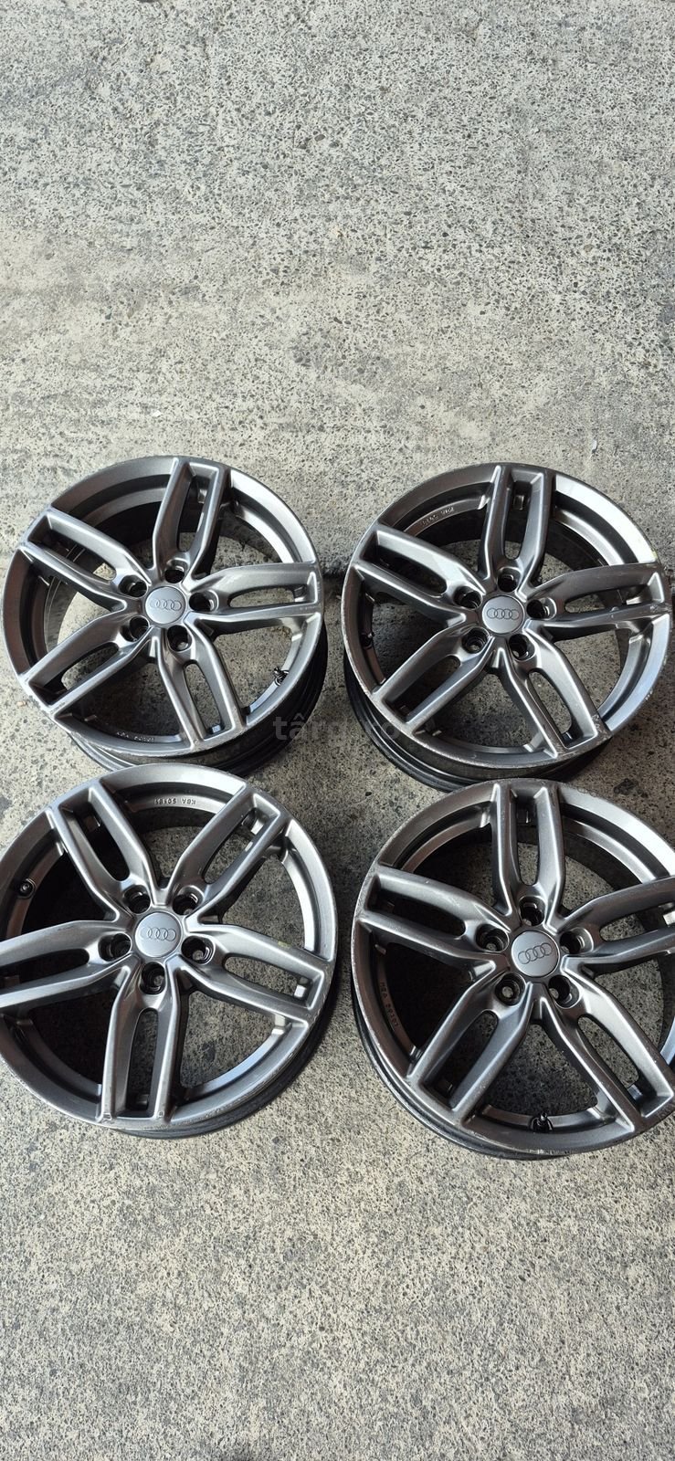 Set jante Audi R17;7,5Jx17H2,ET.38.