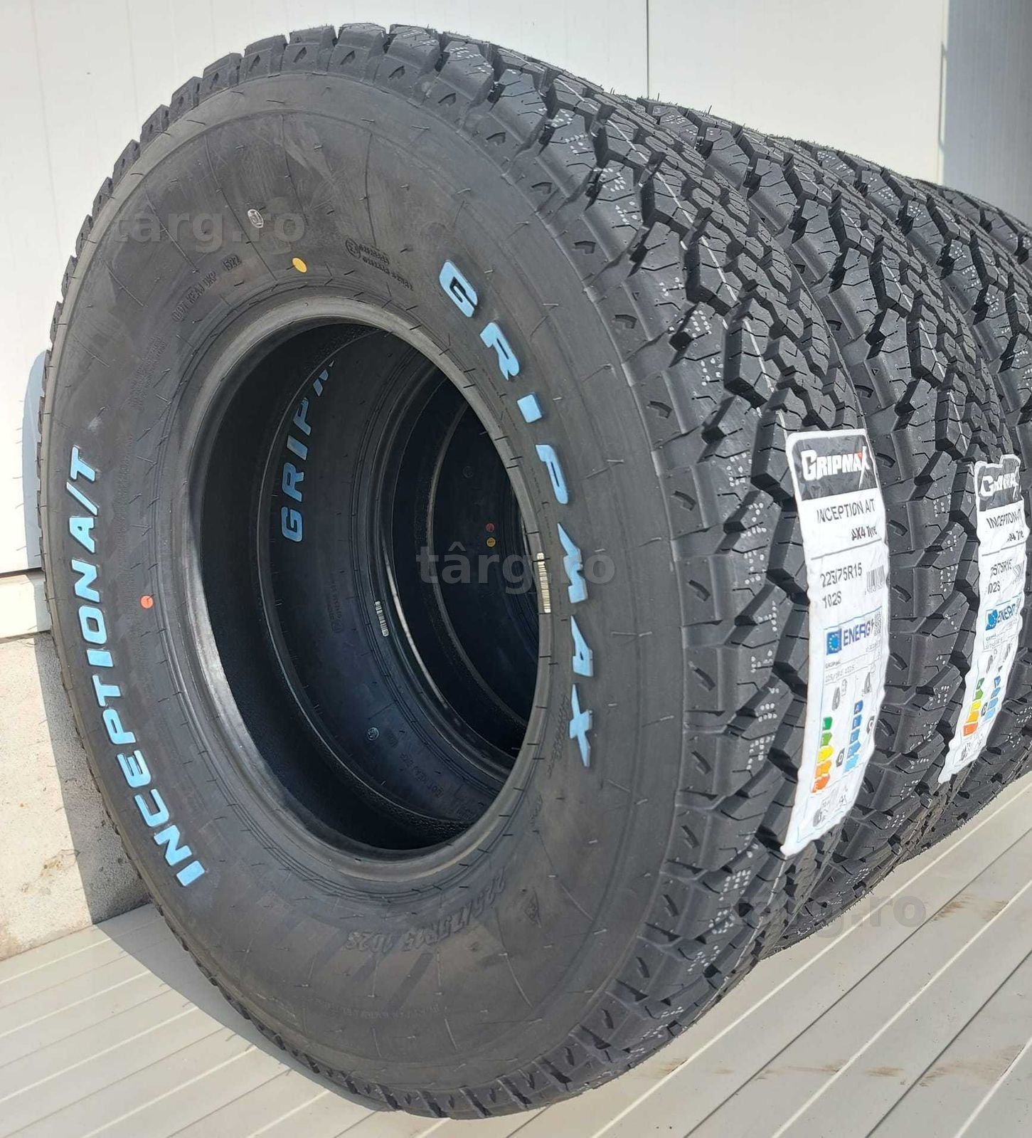 215/75 R15, 102S, GRIPMAX 4X4 A/T, Anvelope All Terrain M+S si fulg