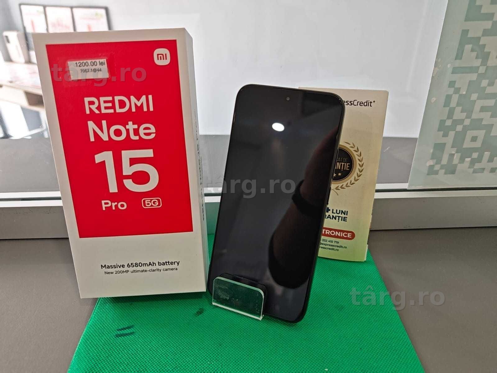 (Ag44 B7067) Xiaomi Redmi Note 15 Pro 5G 256/8GB - Garantie 2 ani! 2