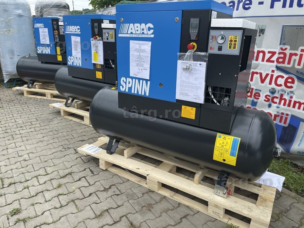 Compresor cu surub PREMIUM 7,5kw cu Rezervor 500l si Uscator aer