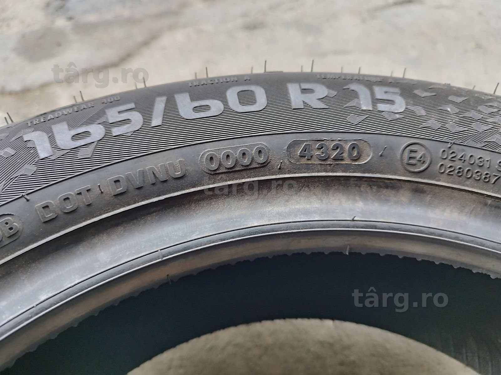 ,2 anvelope M+S noi VreDestein 165/60/15,dot 2020 4