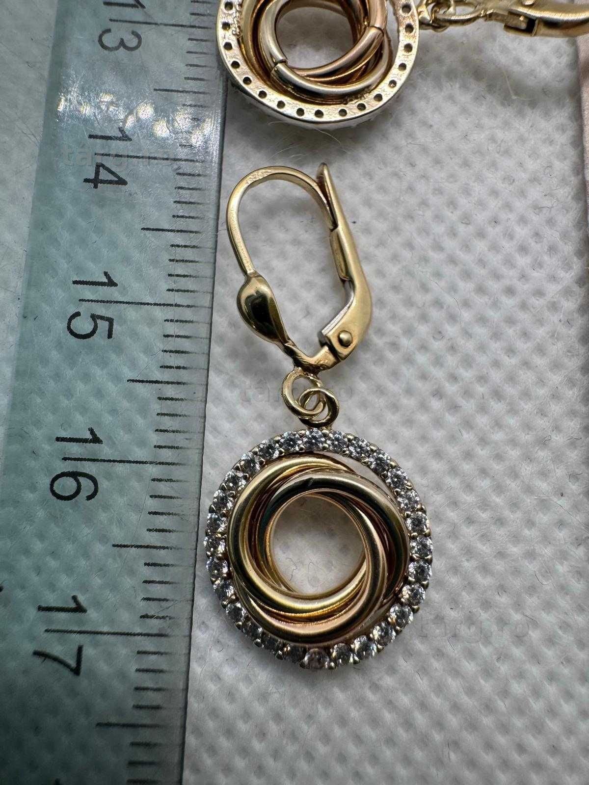 Cercei din aur 14k (70031.1/ 10 Pacurari 1) garantie 2 ani! 6