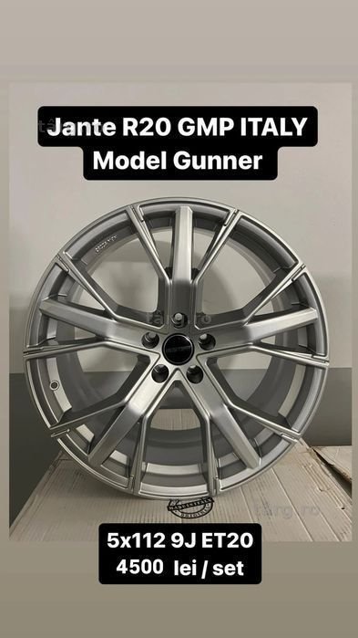 Jante SUV R20 5x112 GMP Gunner Noi Audi Q5 Q7 Q8 A6 A7 A8 VW Touareg Mercedes GLE GLS BMW X3 X5 X6 Porsche Cayenne Macan