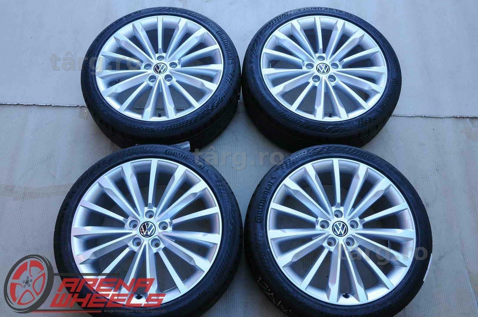Roti Vara Noi 19 inch Originale VW Passat B8 B9 Continental 235/40 R19