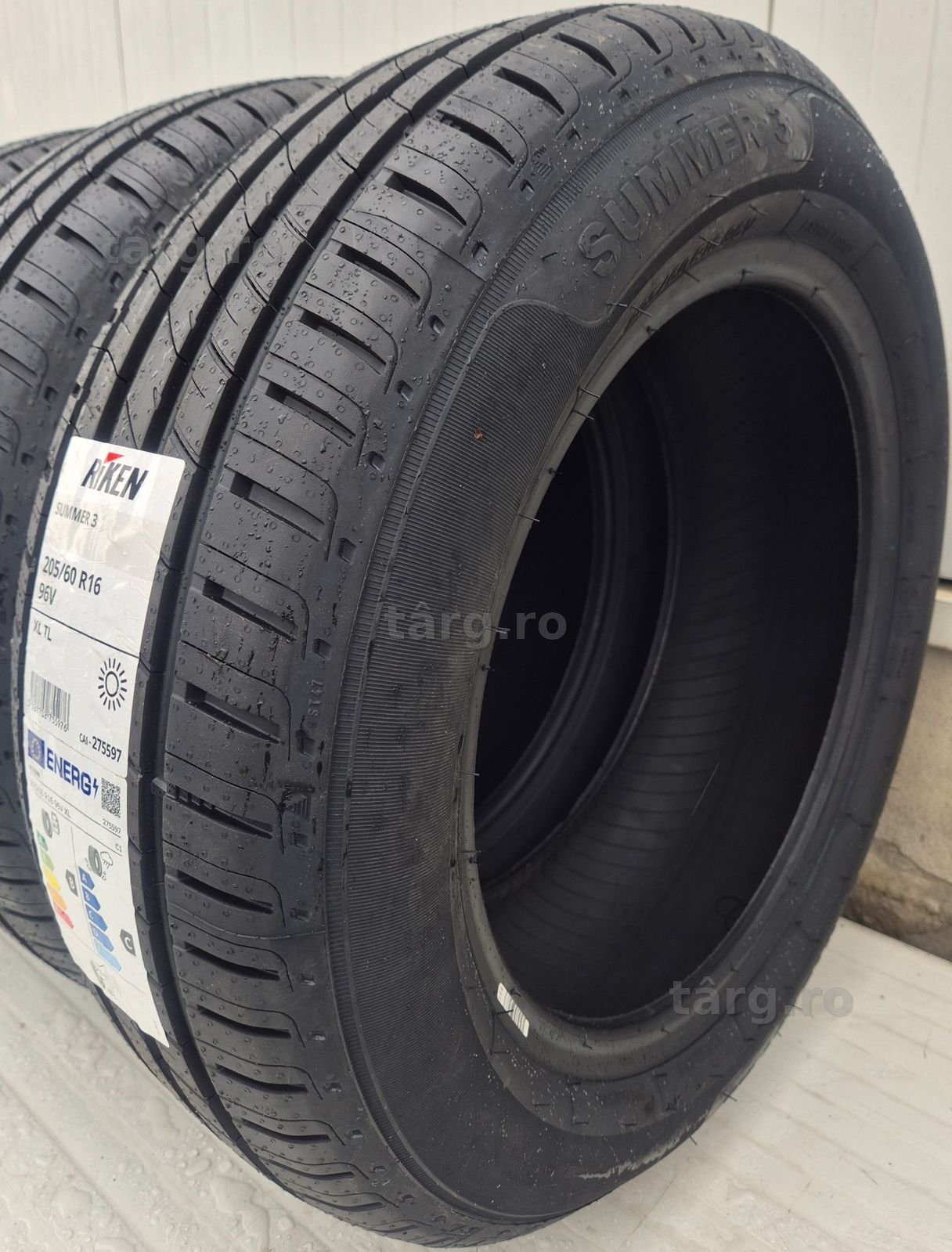 205/60 R16 96V RIKEN (By Michelin) Summer 3 XL Anvelope de vara B/B/71 3