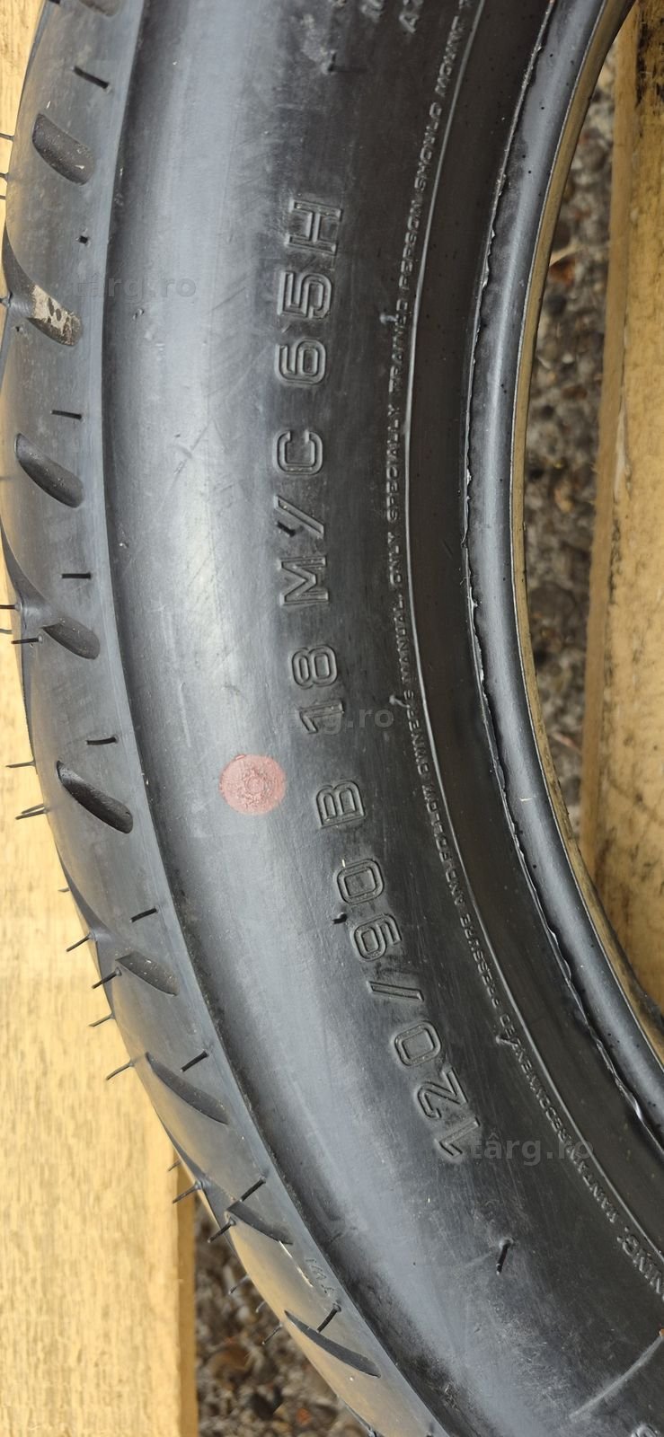 O anvelopa moto noua Metzeler 120/90 B18 M/C,dot 2018. 6