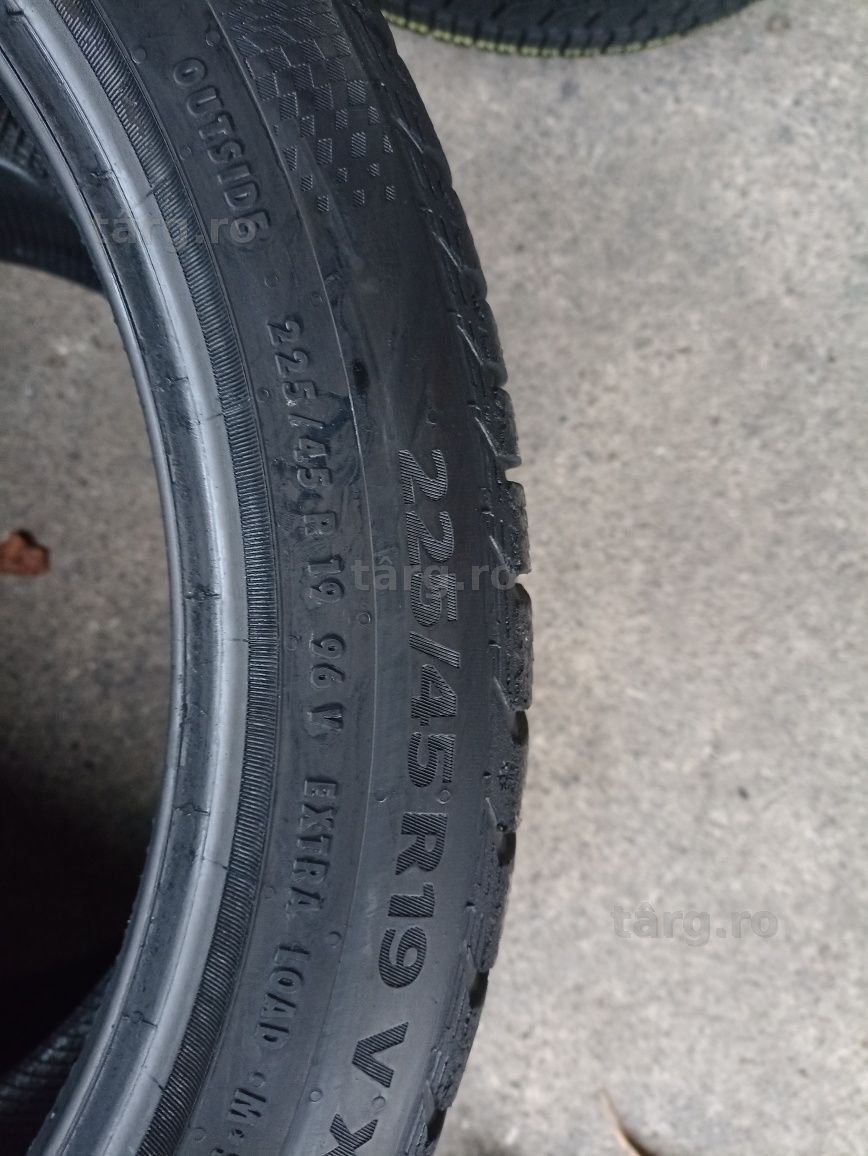 4 anvelope RunFlat de iarna Continental 225/45 R19 dot 1918 5