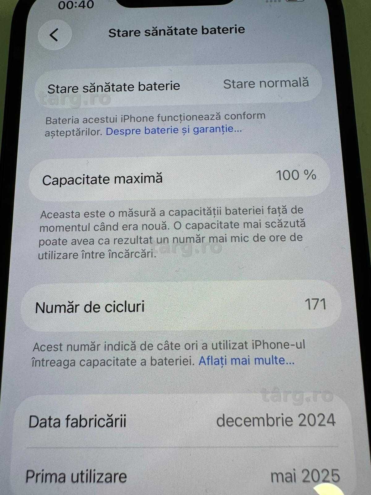 (Ag41) Telefon Iphone 16E 128Gb 5G 100% SB B6076 - Garantie 2 ani! 3