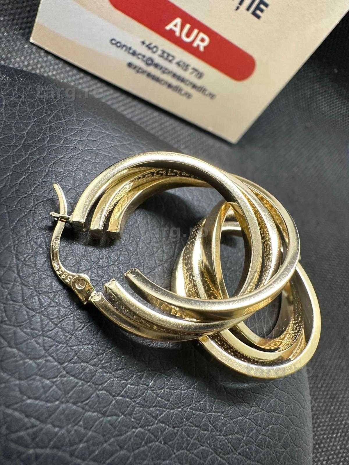 Cercei 14k 5.20g (AG29 Siraj B.34818.1) Garantie 2 ani! 2