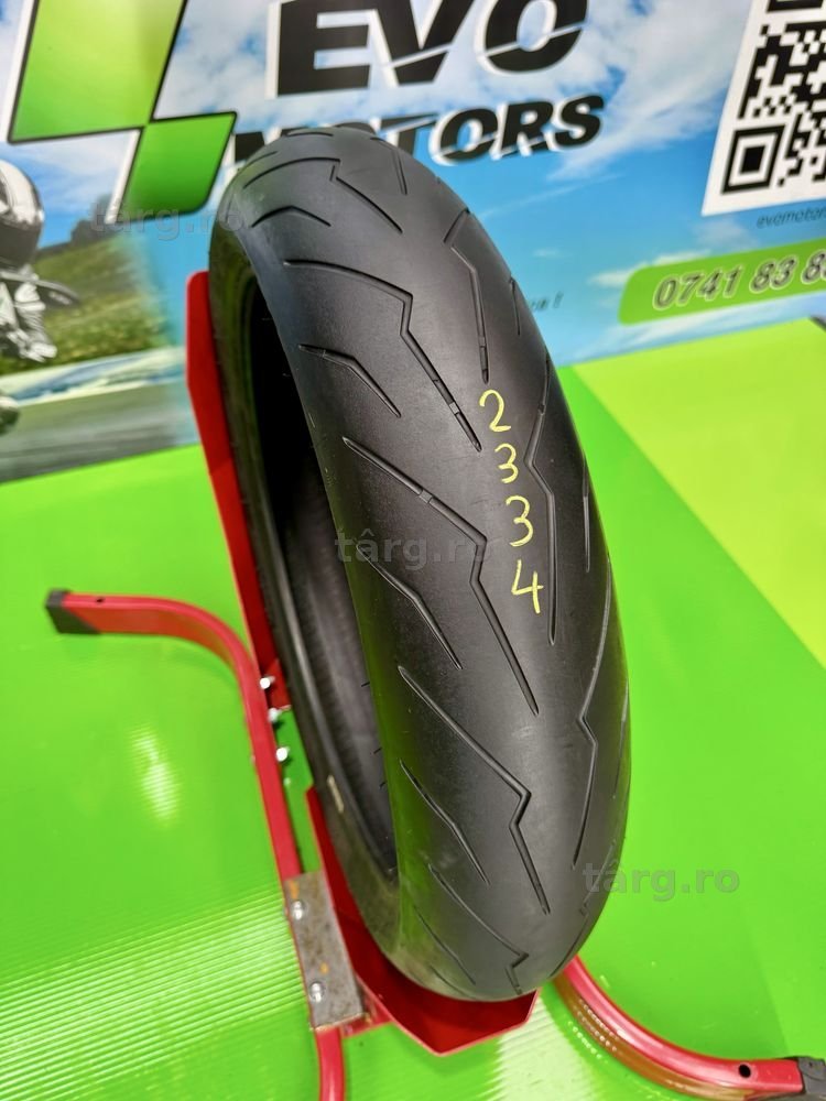 120 70 17 Anvelopa Moto 2020 Pirelli Rosso 3 Cauciuc Fata C2334