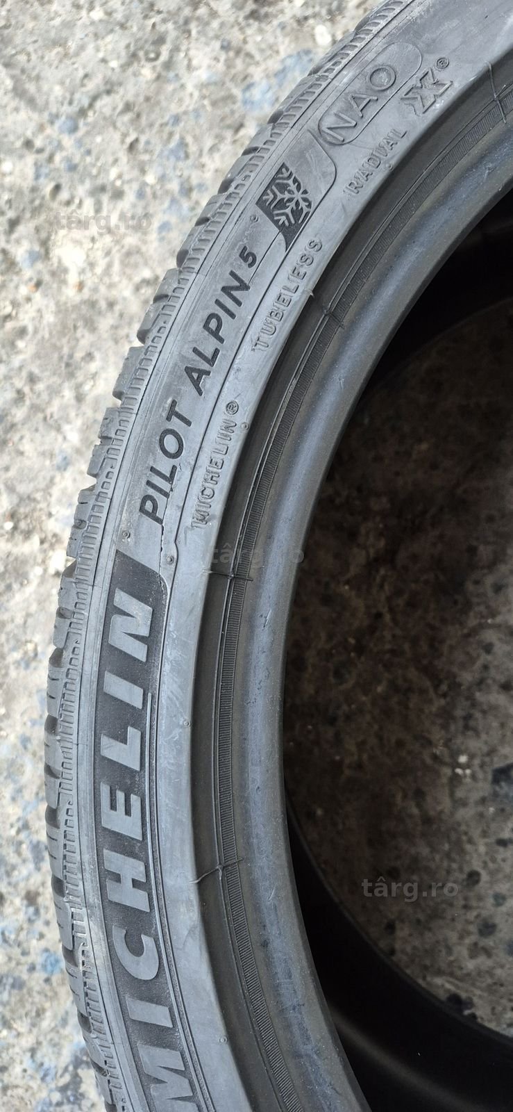 4 anvelope iarna Michelin,fata 255/35/21,spate 295/30/21.Pret/bucata 7