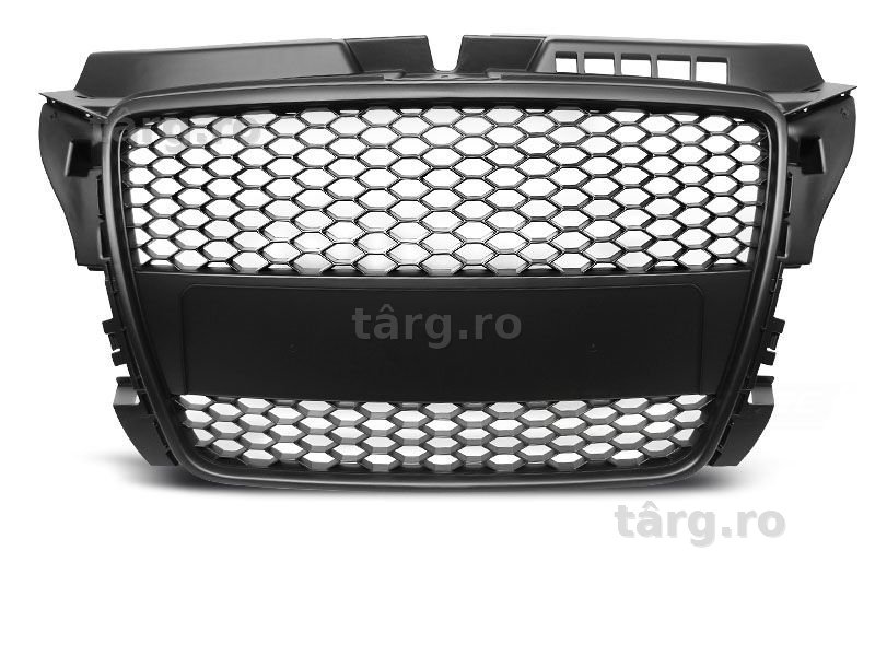 Grila sport Audi A3 (8P) model RS-Type 2008-2012 Negru Mat