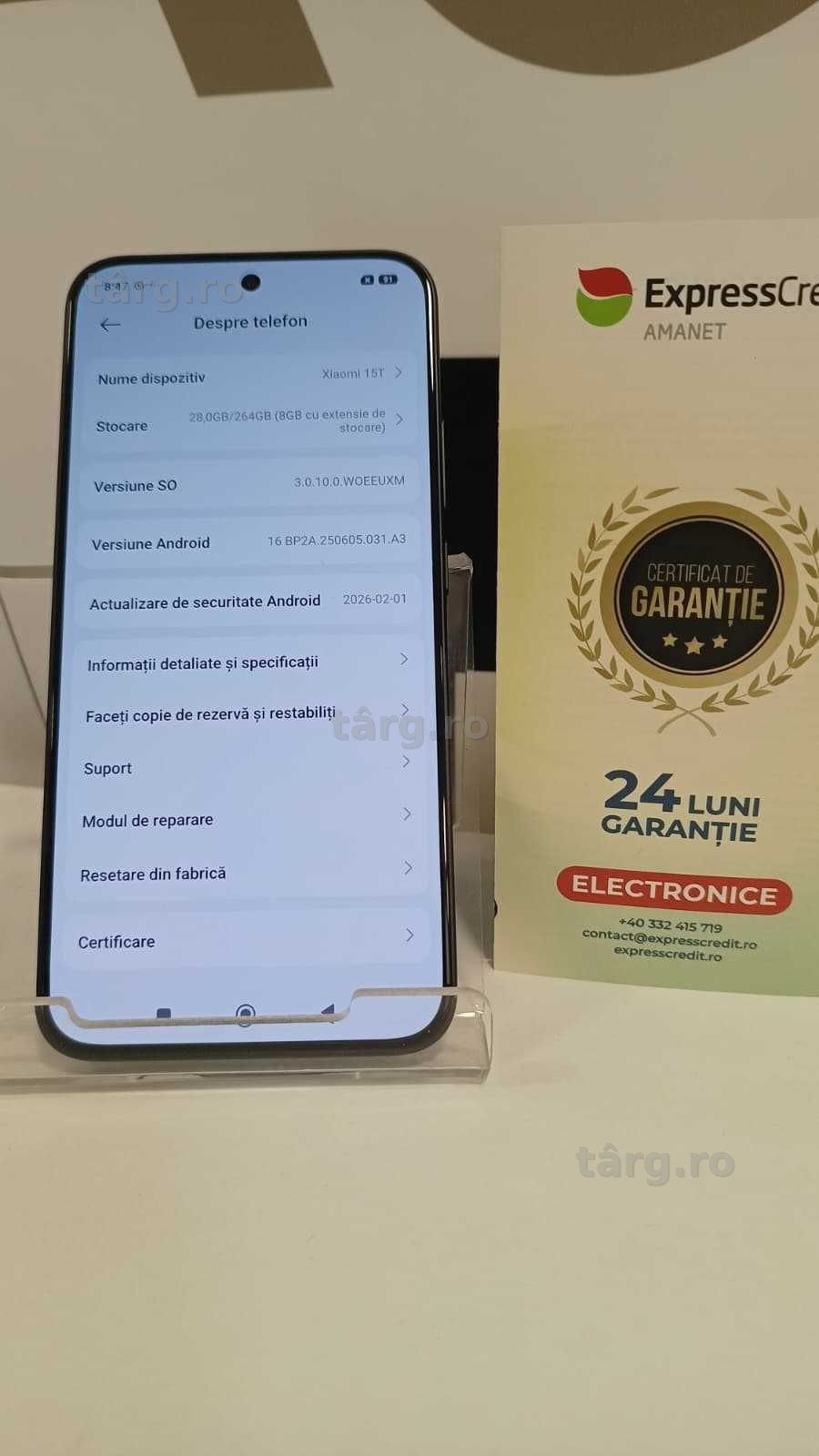Xiaomi 15T 5G 256Gb / 12Gb Ram [AG24 Harlau B.45788] Garantie 2 ani! 3