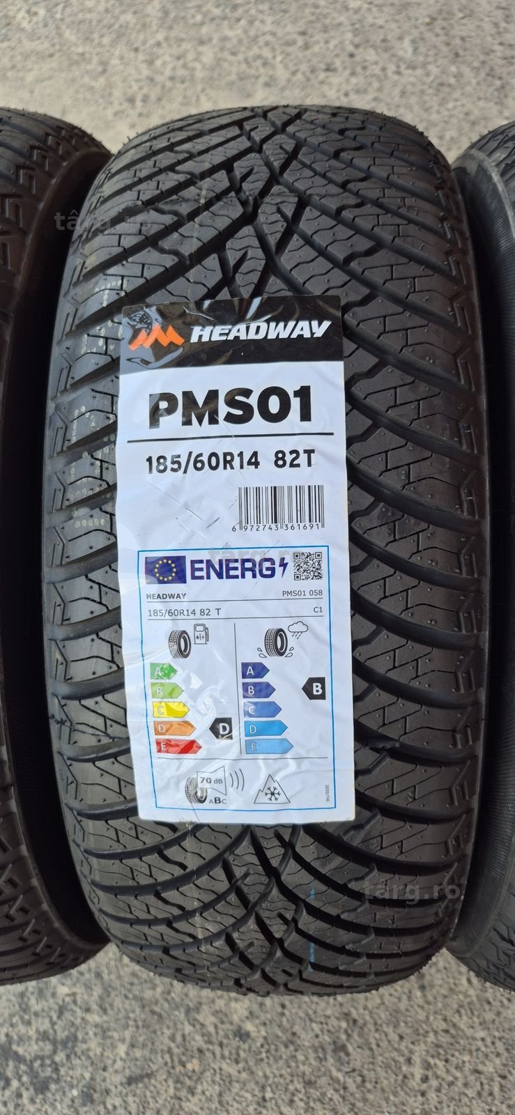 4 anvelope M+S noi Headway 185/60/14,dot 2025.Pretul este pe bucata. 3