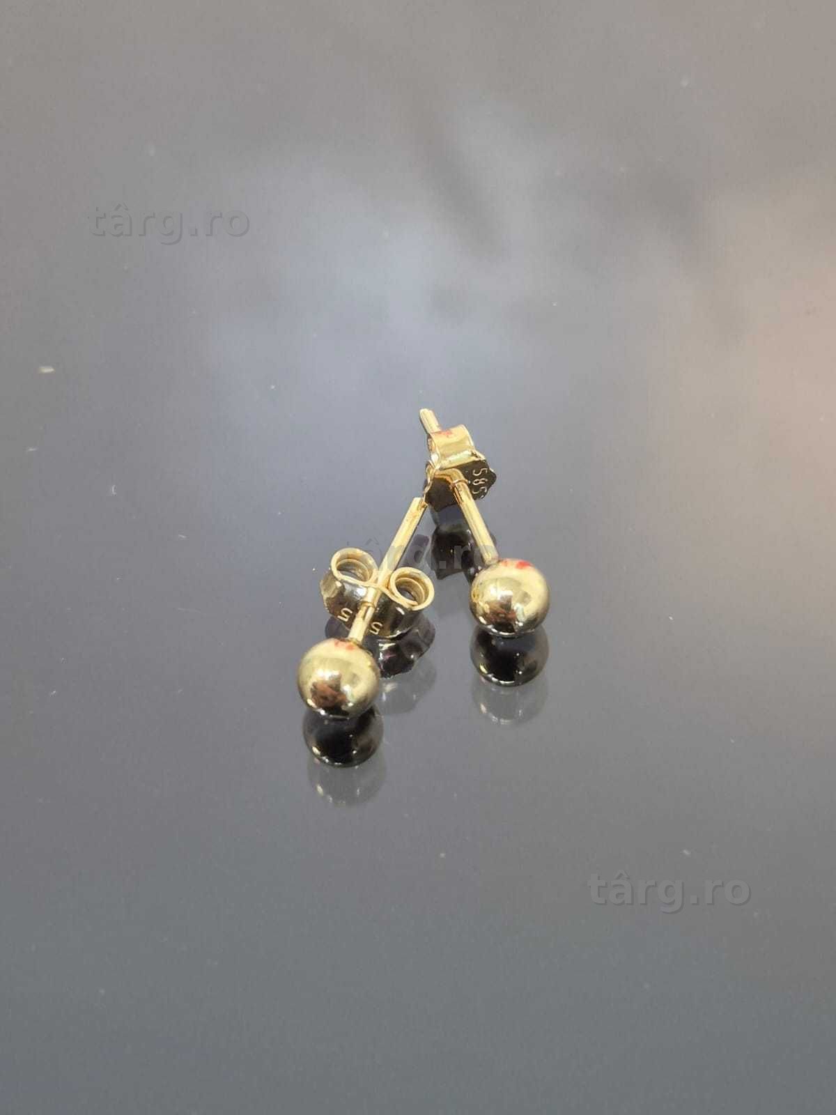 Cercei Aur 14K (AG32 B4136.1-ag46) 2 ANI GARANTIE! 2