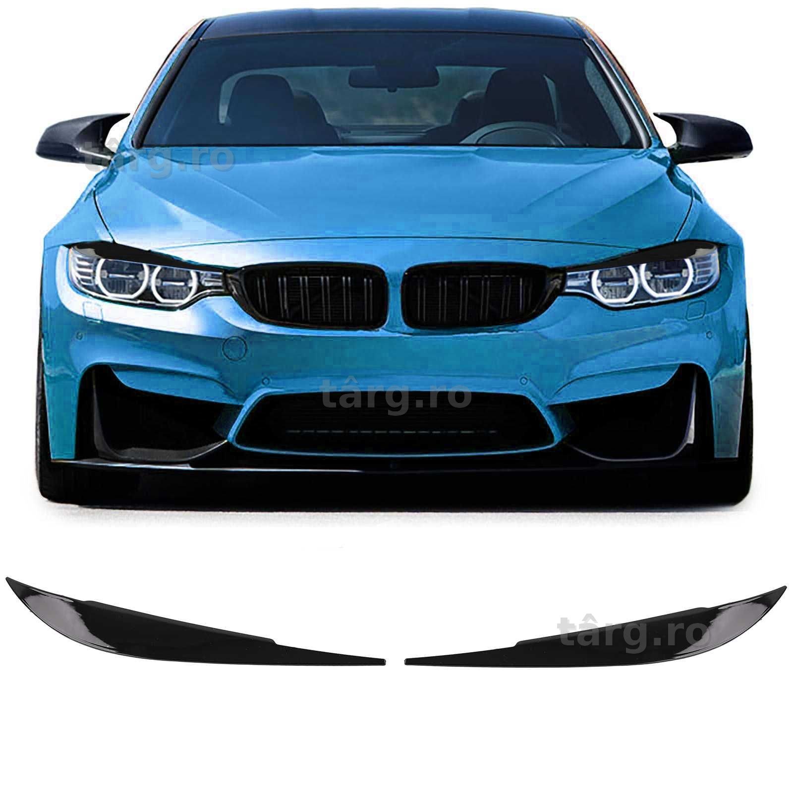 Pleoape faruri BMW BMW F32 F33 F36 intre 2013-2021 Negru Lucios