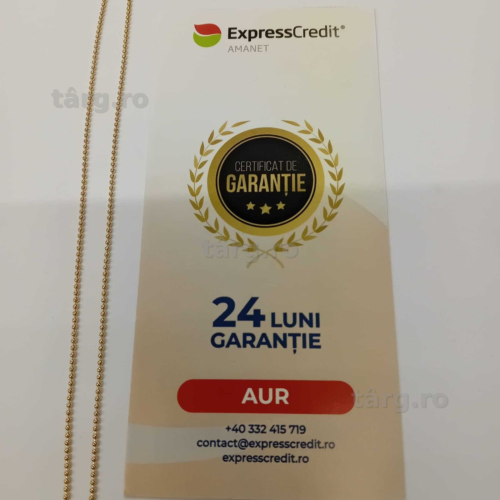Lant Aur 14k 3.27g (ag49 Esplanada b.8718) 2 ani garantie