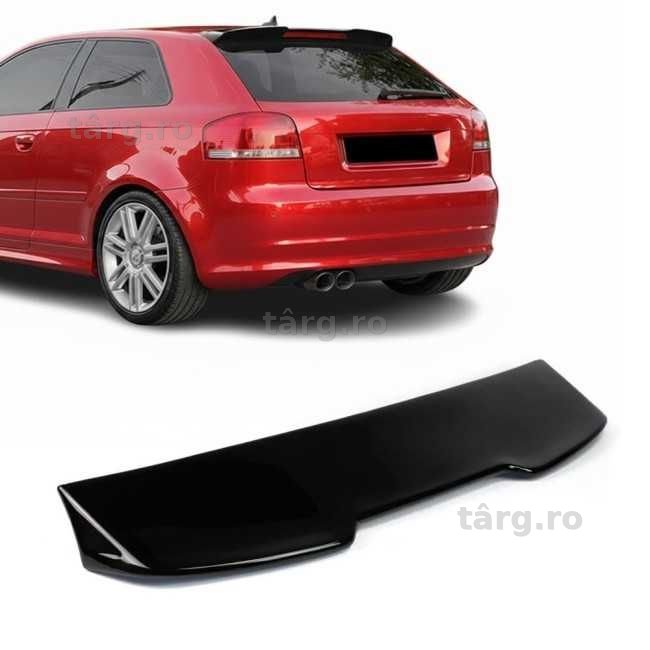 Eleron Luneta Portbagaj Spoiler RS Style AUDI A3 8P Hatchback 2 USI, Negru Lucios