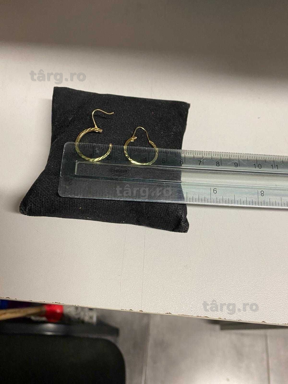 Cercei Aur 14k (AG15 Gara 1 B33998.4) Garantie 2 ani 2