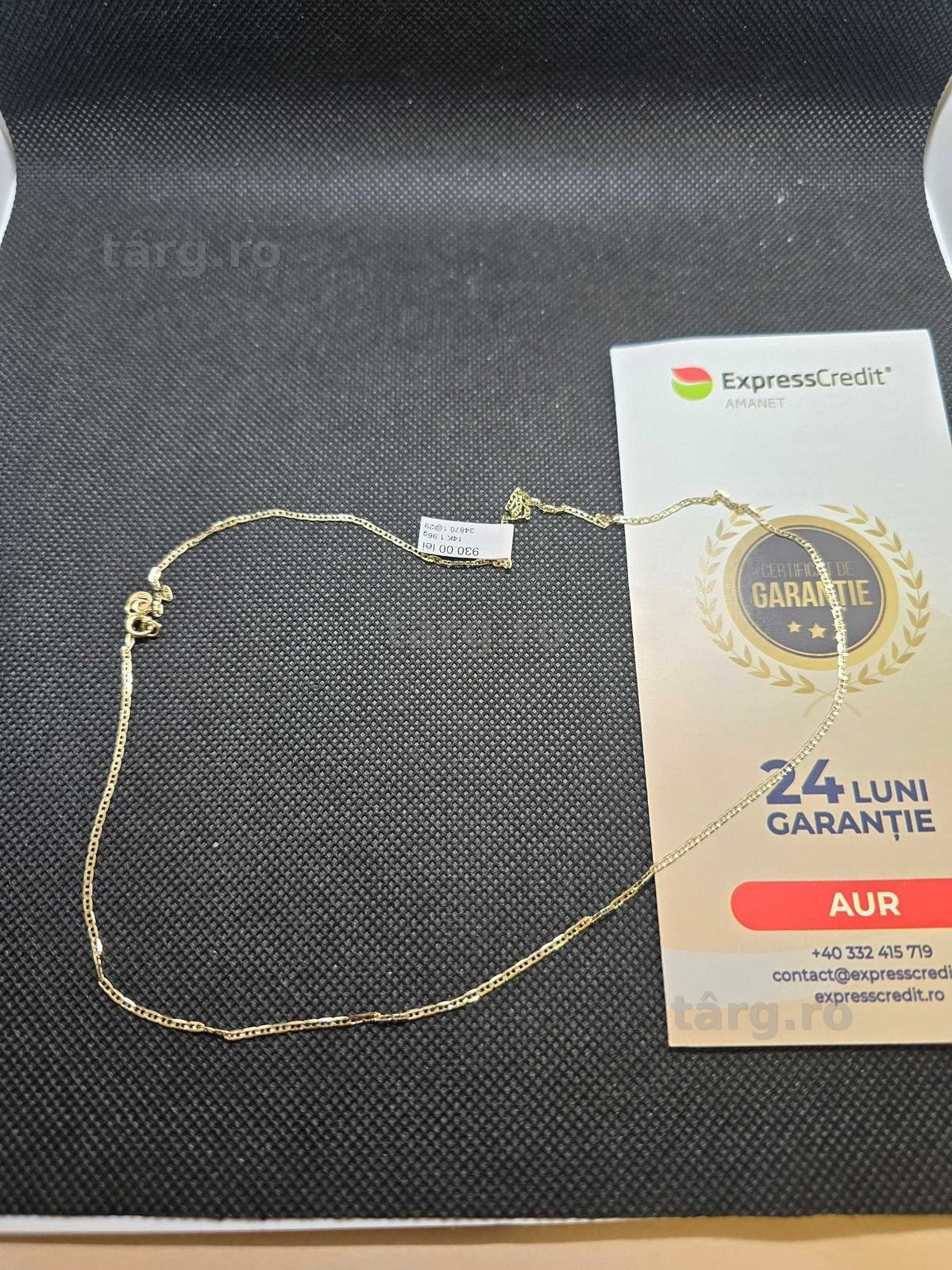 Lant de aur de 14k (Ag29 Siraj b.34870.1) Garantie 2 ani