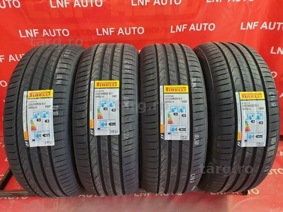 4 Anvelope de VARA - 235/50/20 - PIRELLI - NOI PENTRU AUTO Electrice -- DOT 2021 ! SUPER PRET