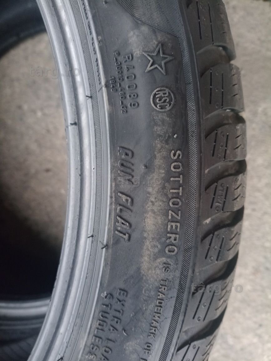 4 anvelope RunFlat de iarna ca si noi Pirelli 225/45 R19 dot 2618 6