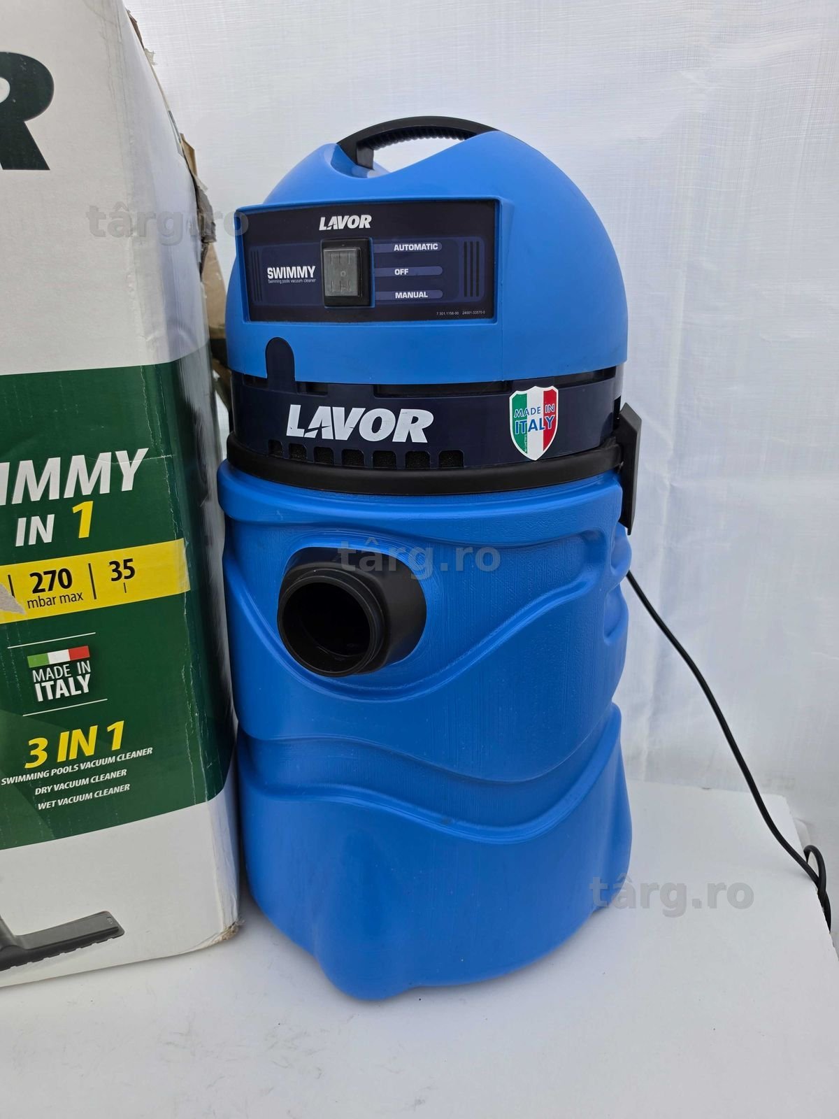 Aspirator umed/uscat pentru piscine, Lavor SWWMMY 3 in 1 1600 W 4