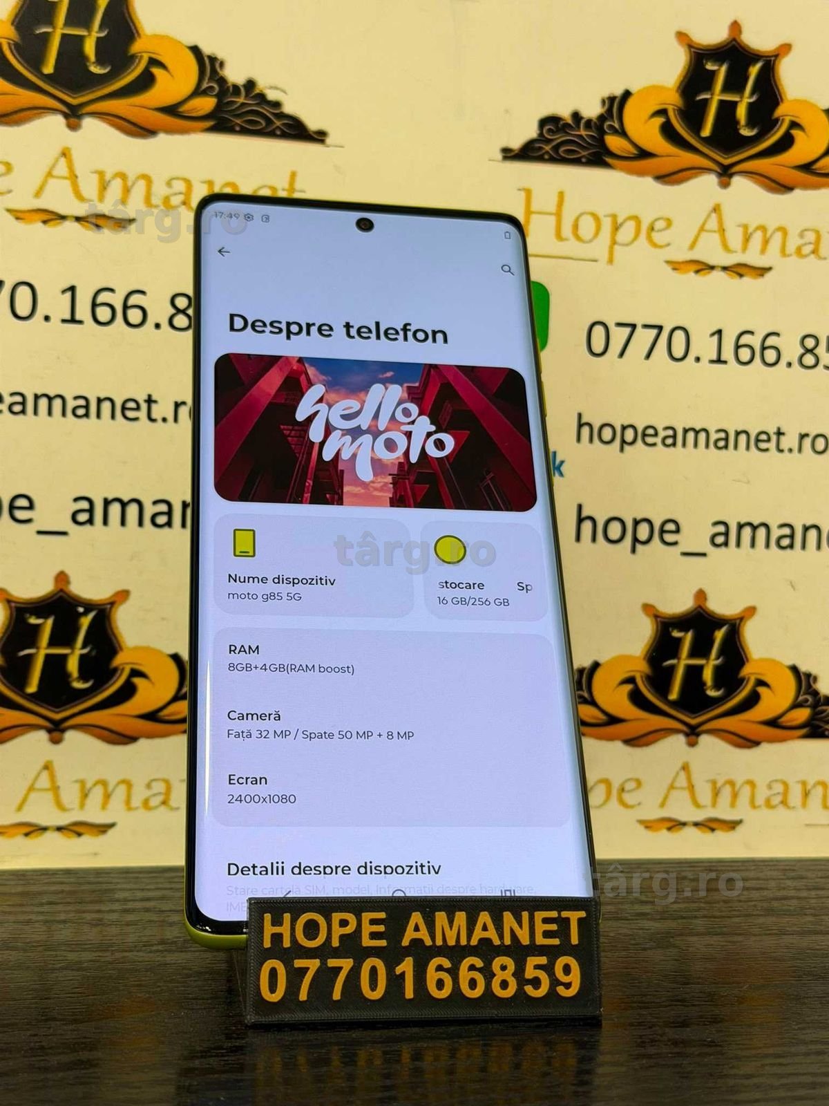 Hope Amanet P10/MOTOROLA G85 5G 2