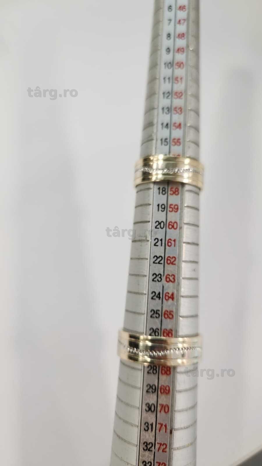 Set verighete aur, 14k, 3