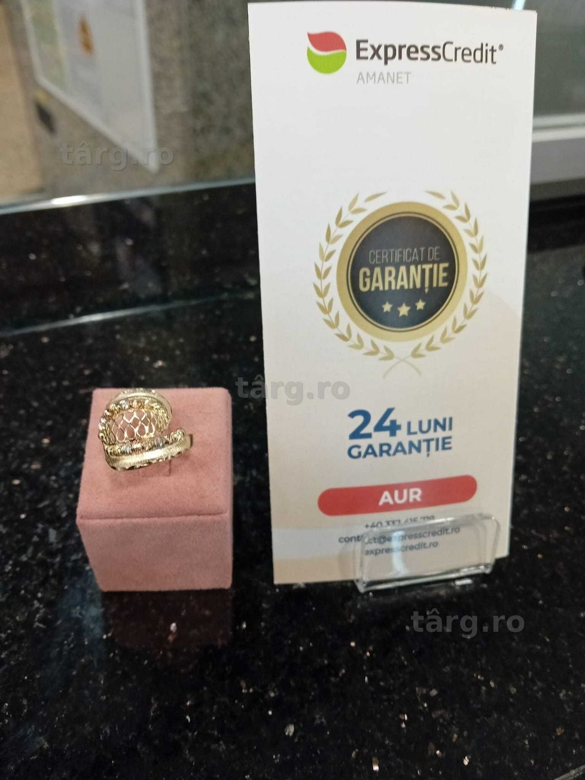 Inel aur 14k 4.13g 17/57 (Iulius Mall)(B-309.1) Garantie 2 ani!
