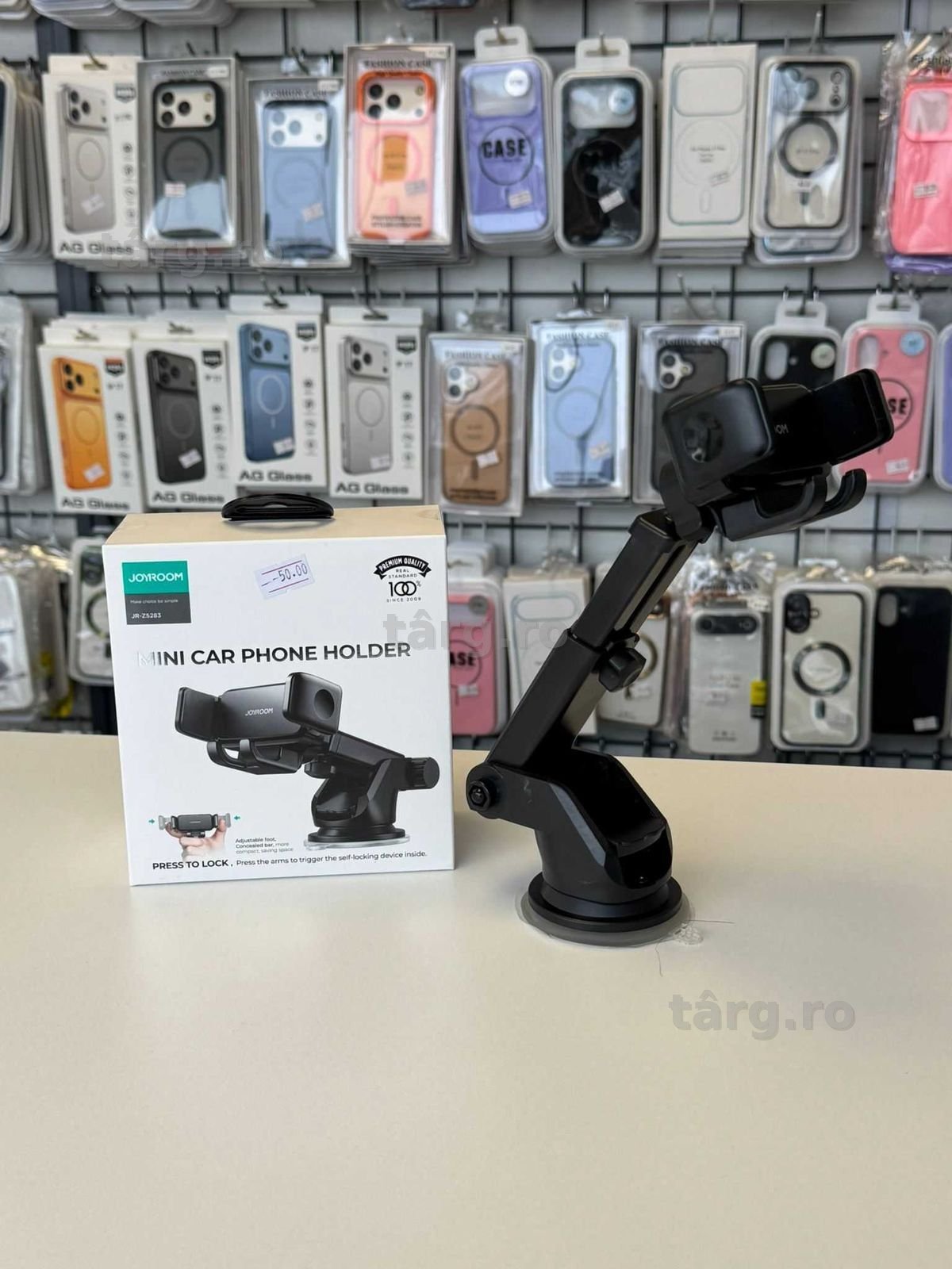 Suport telefon auto Joyroom cu ventuza 3