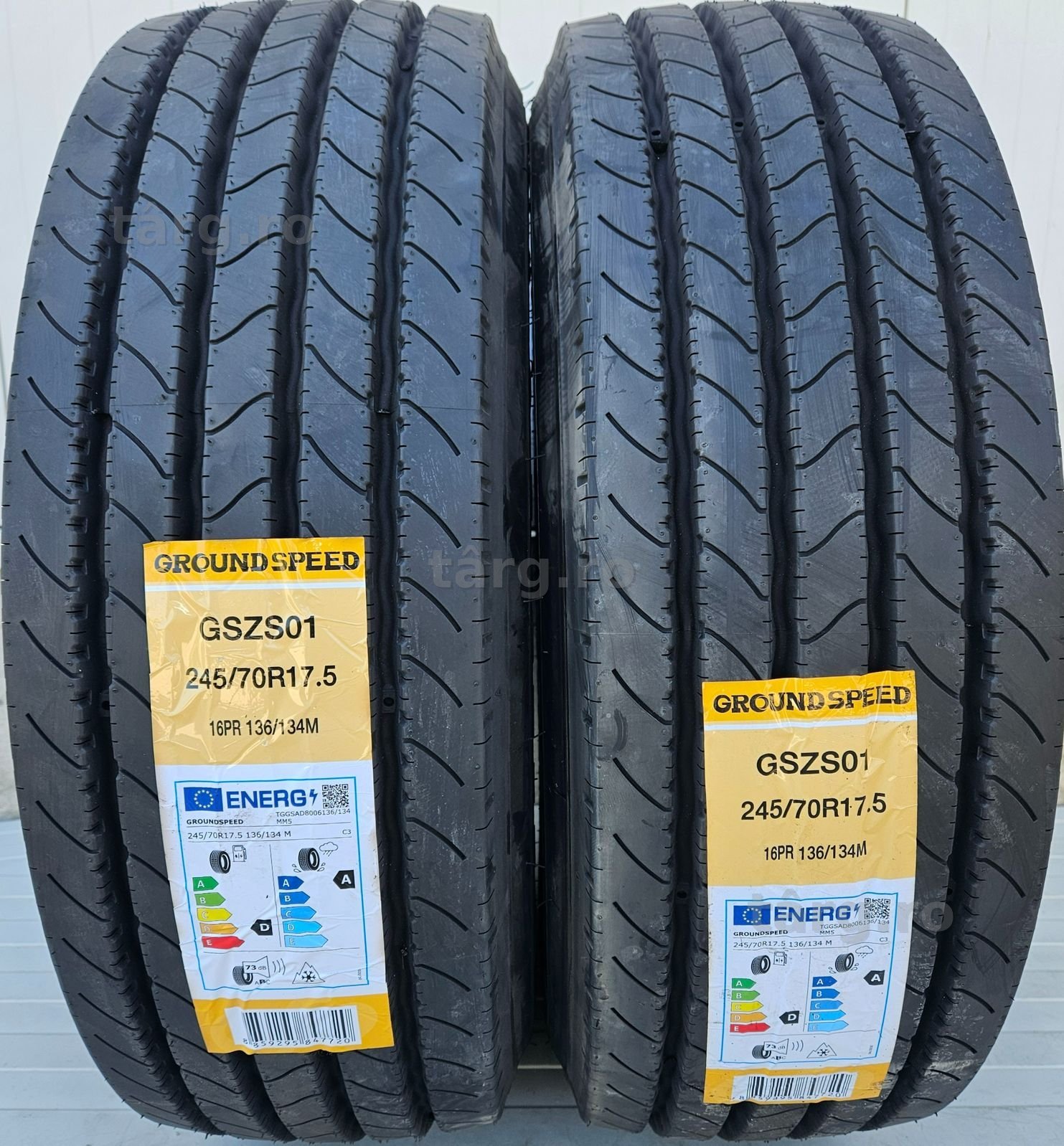 245/70 R17.5, 136M, GROUNDSPEED, Anvelope directie M+S