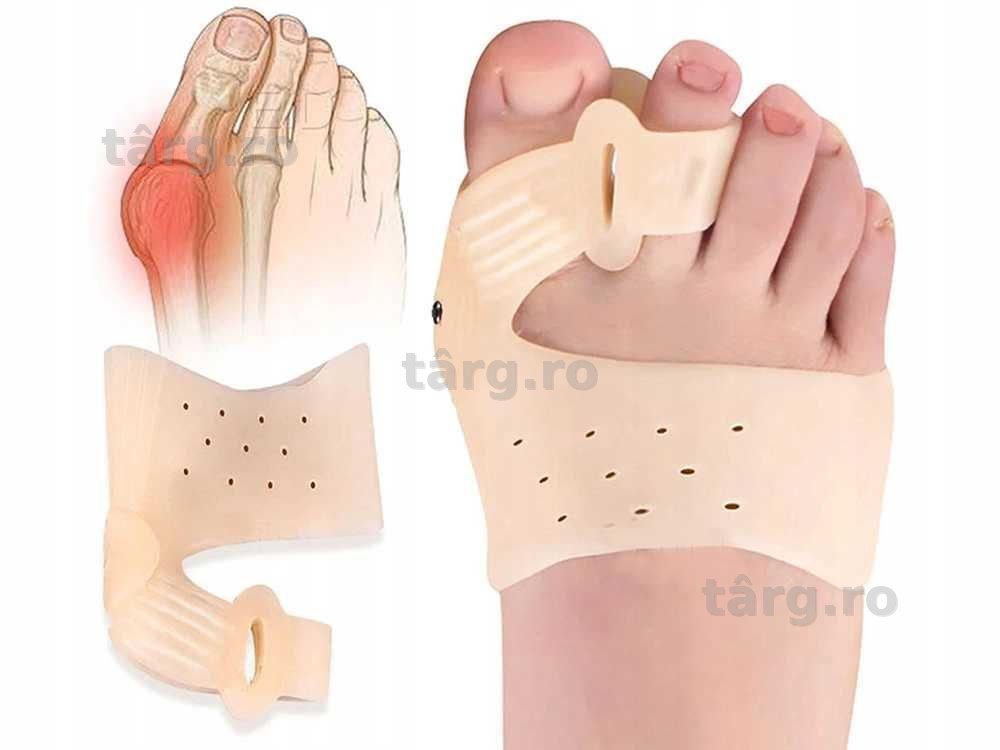 Corector monturi si separator degete de la picior din silicon + magnet