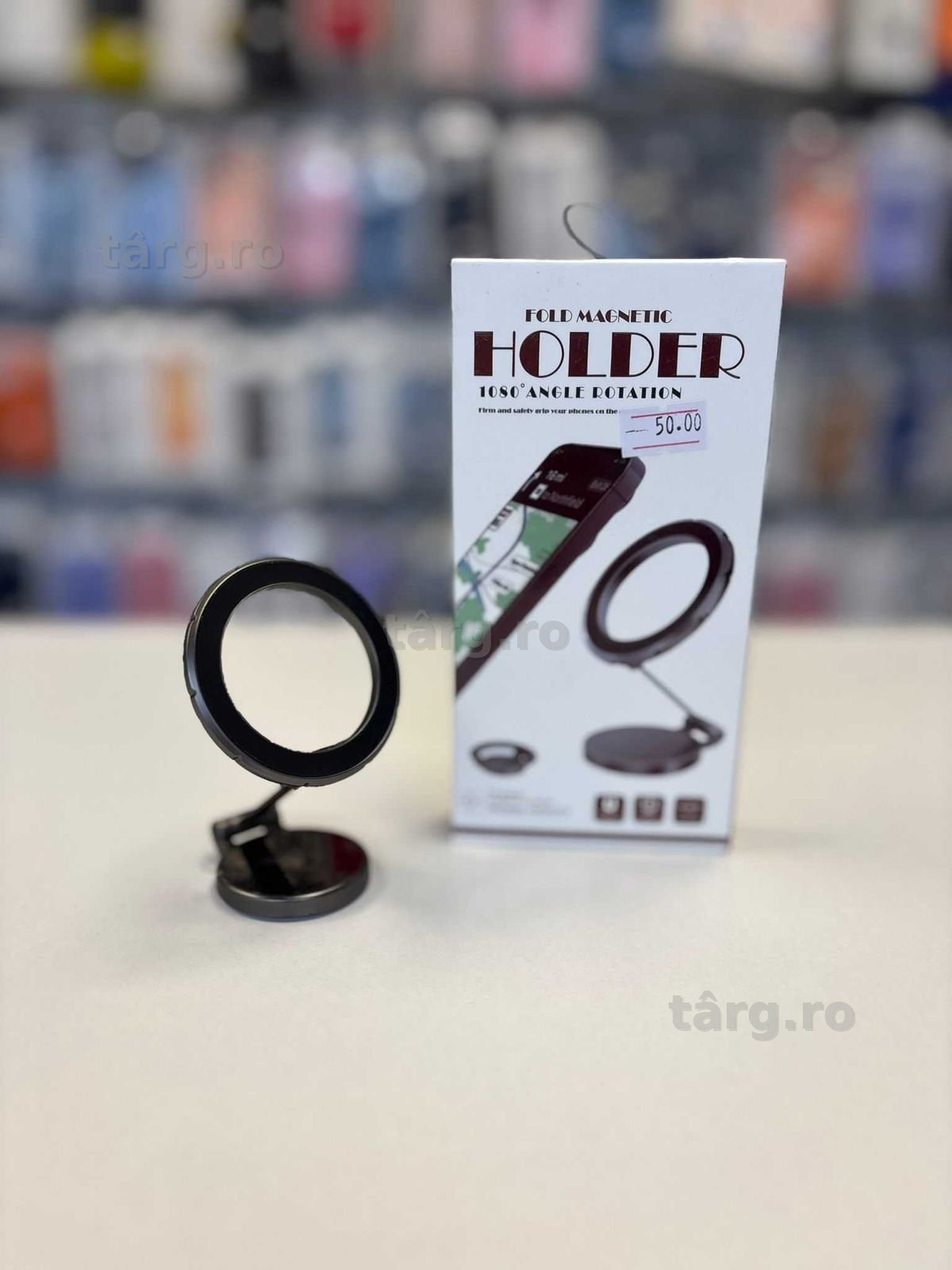 Suport Metalic Magsafe Pentru Telefon Adeziv Inclus 2