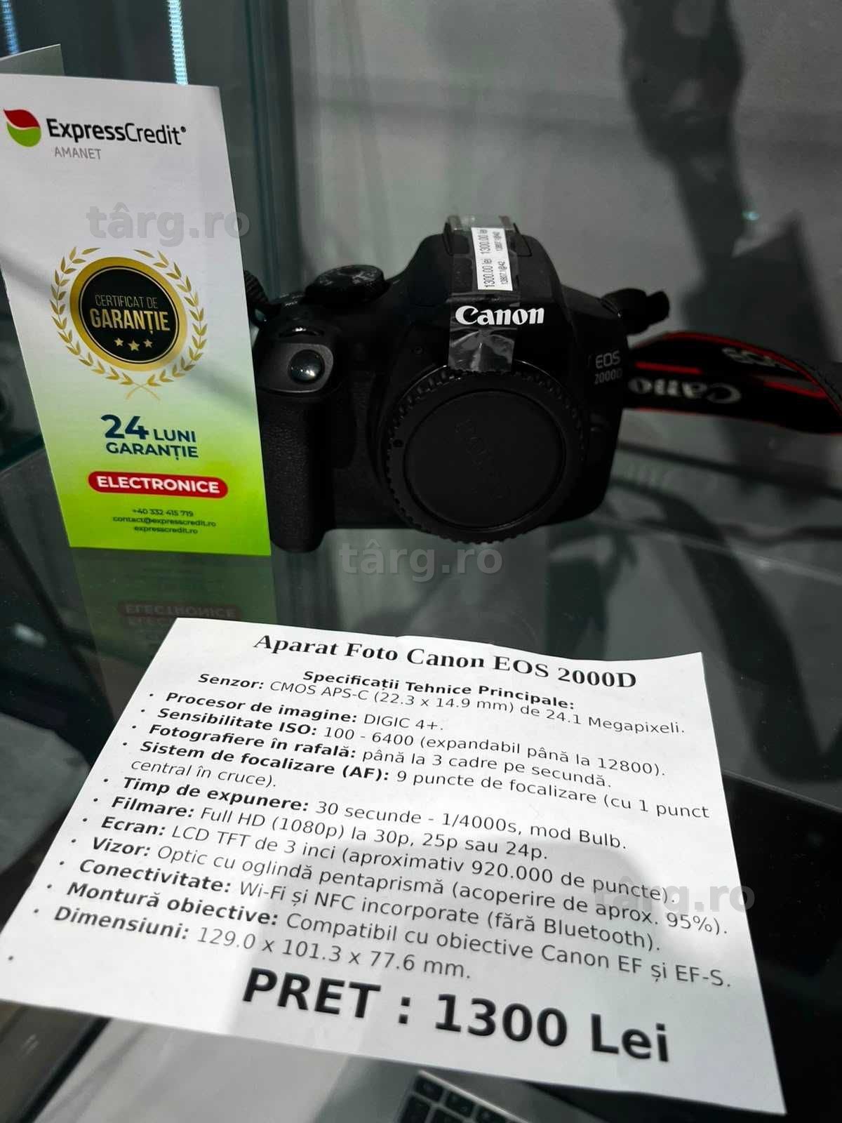 (AG42 Roman) Aparat foto Canon B.13807 Garantie 2 ani 3
