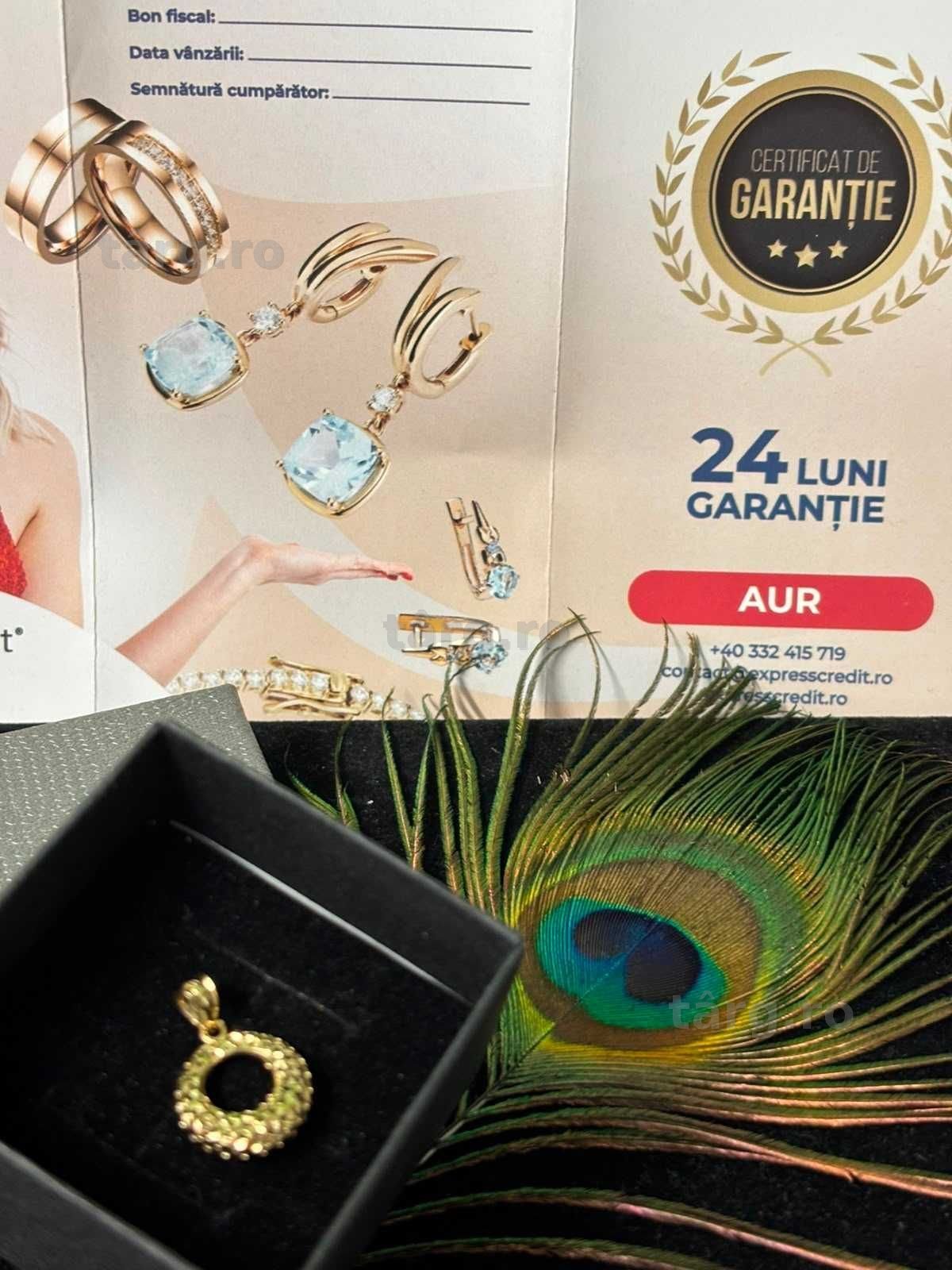 Medalion aur 14k 1.01g (B.61553.2-Tatarasi)-Garantie 2 ani-505 lei 3