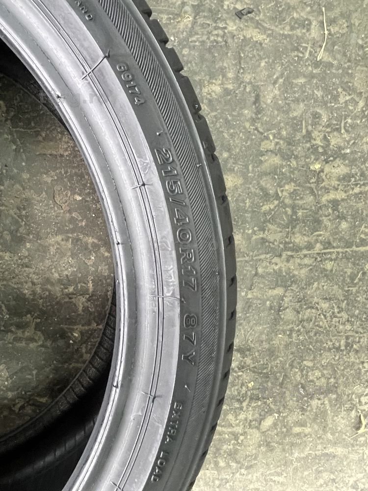 4 anvelope de vara Firestone 215/40/17 7