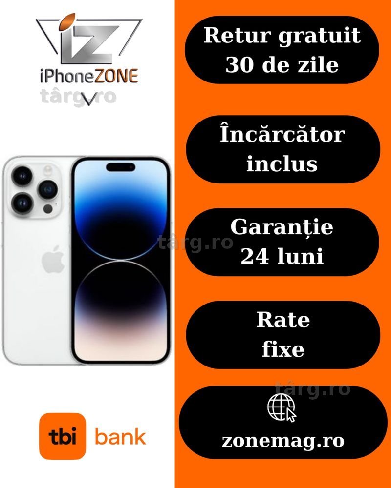 iphone 14 pro max 128gb 100% Grad B Garantie Rate - zonemag.ro