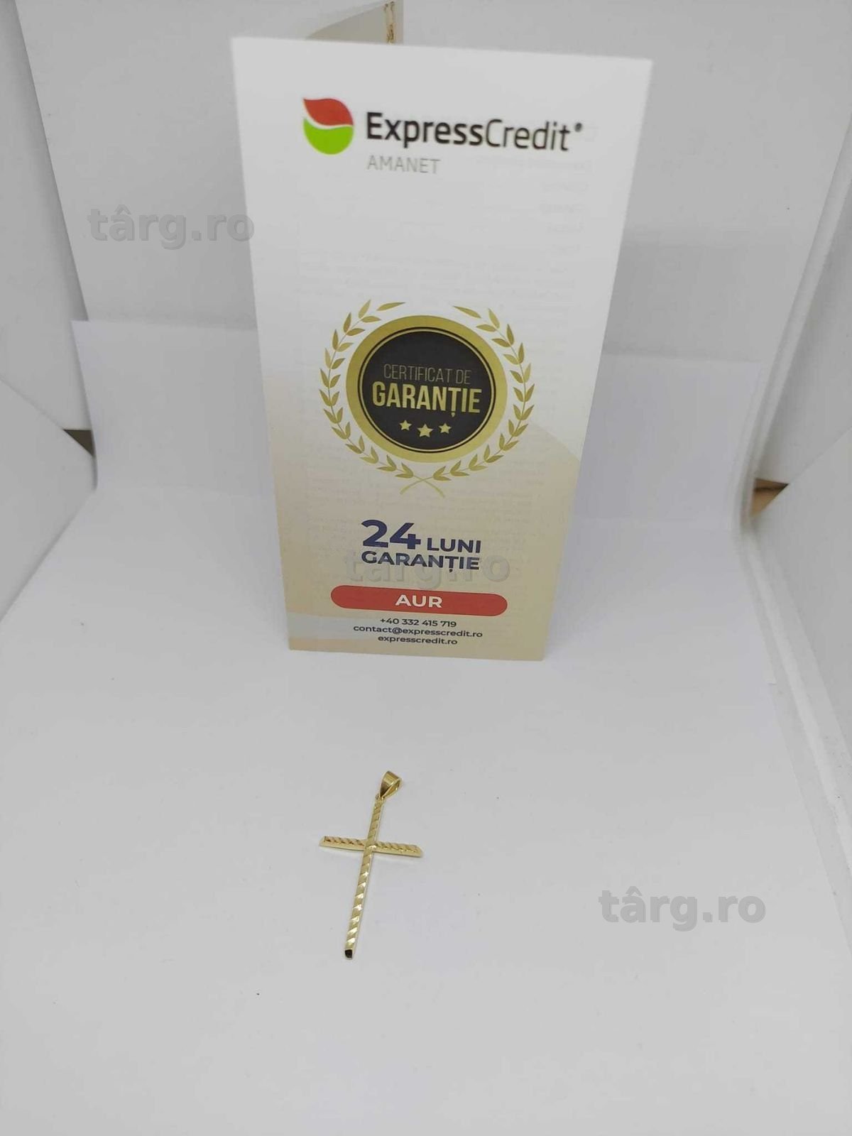 Pandantiv aur 14k 1.47gr [35161.1/30 Pacurari 2] Garantie 2 ani! 2