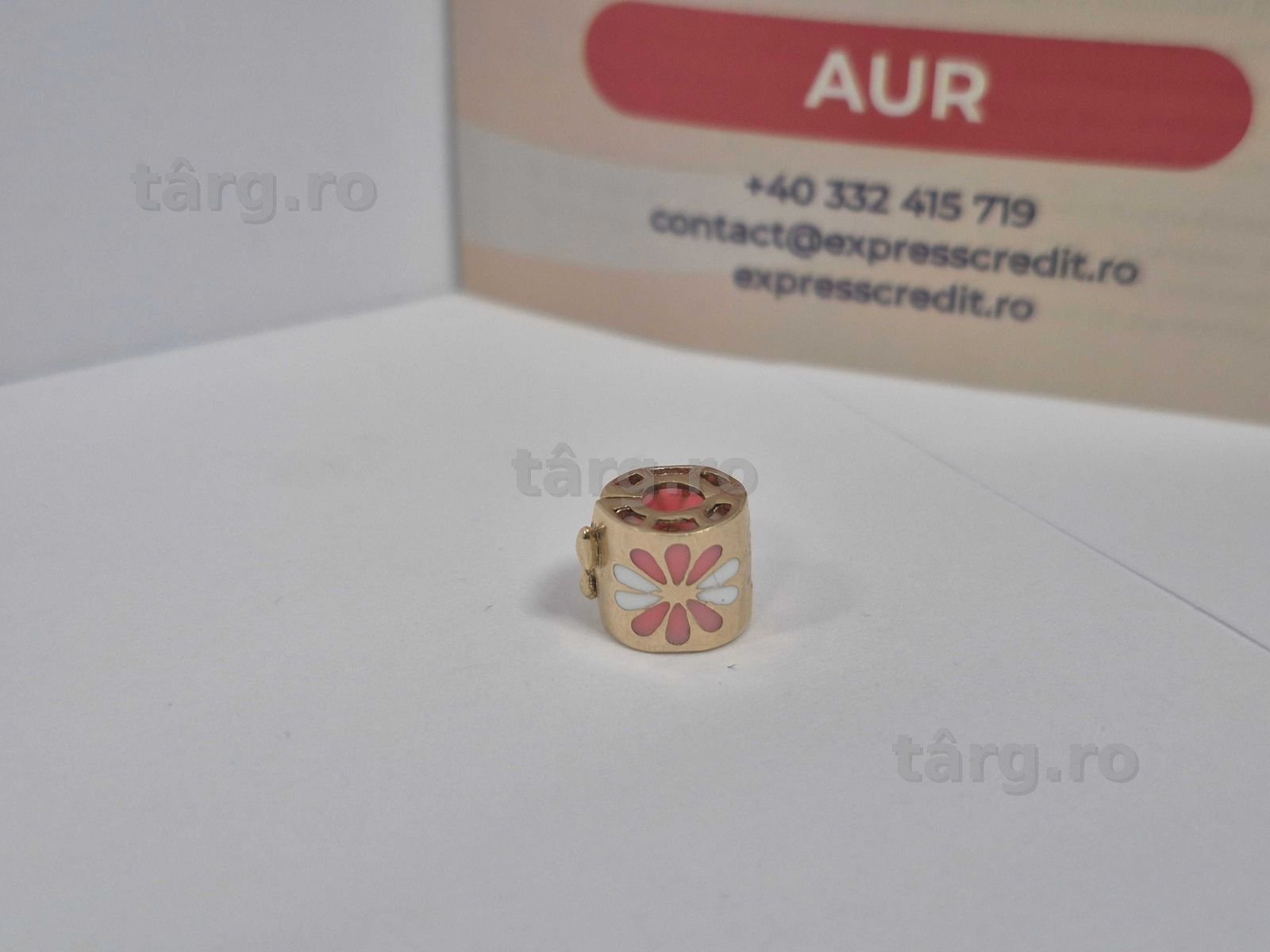 Charm AUR 14K 1.37g (34892.6/30 Pacurari 2) Garantie 2 ani!