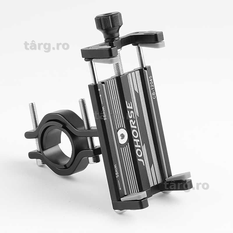 Suport de telefon Bicicleta/Moto/Scuter/Trotineta, montare pe ghidon, Aluminiu 8