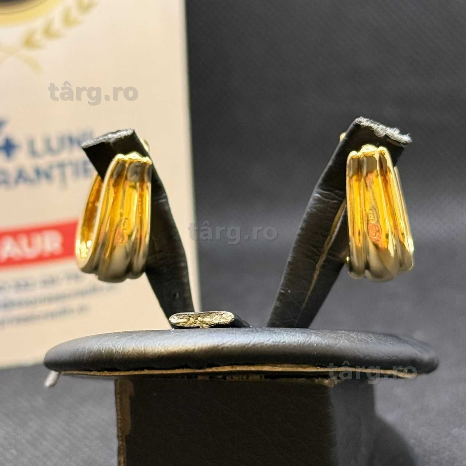 Cercei aur 18K 9.04g (AG15 Gara 1 B33790.1) Garantie 2 ani! 4