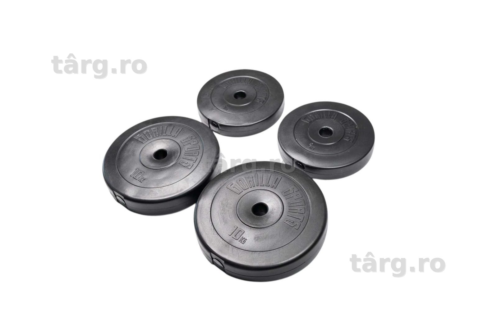 Discuri din plastic umplute cu ciment, 30/31mm SET 30KG (2x5 2x10KG)