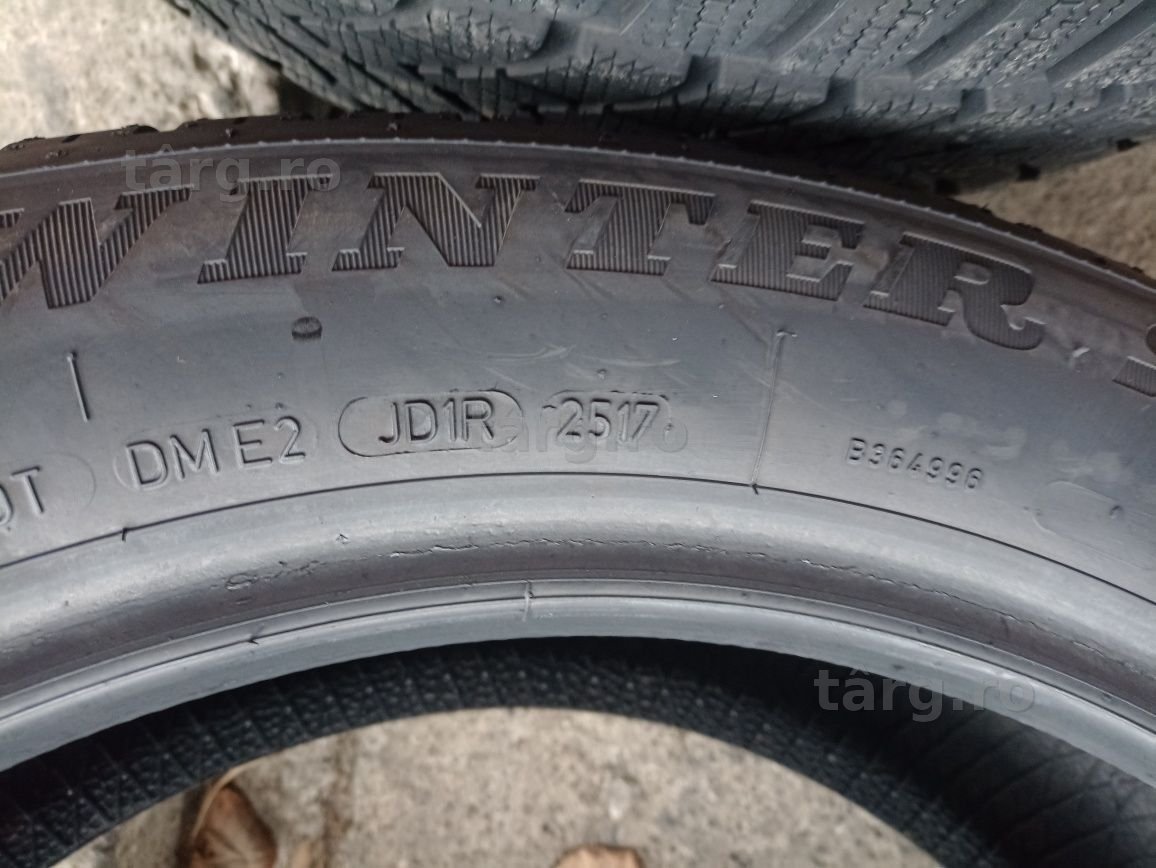 4 anvelope Runflat de iarna ca noi Dunlop 215/55 R18 dot 1119/2517 4