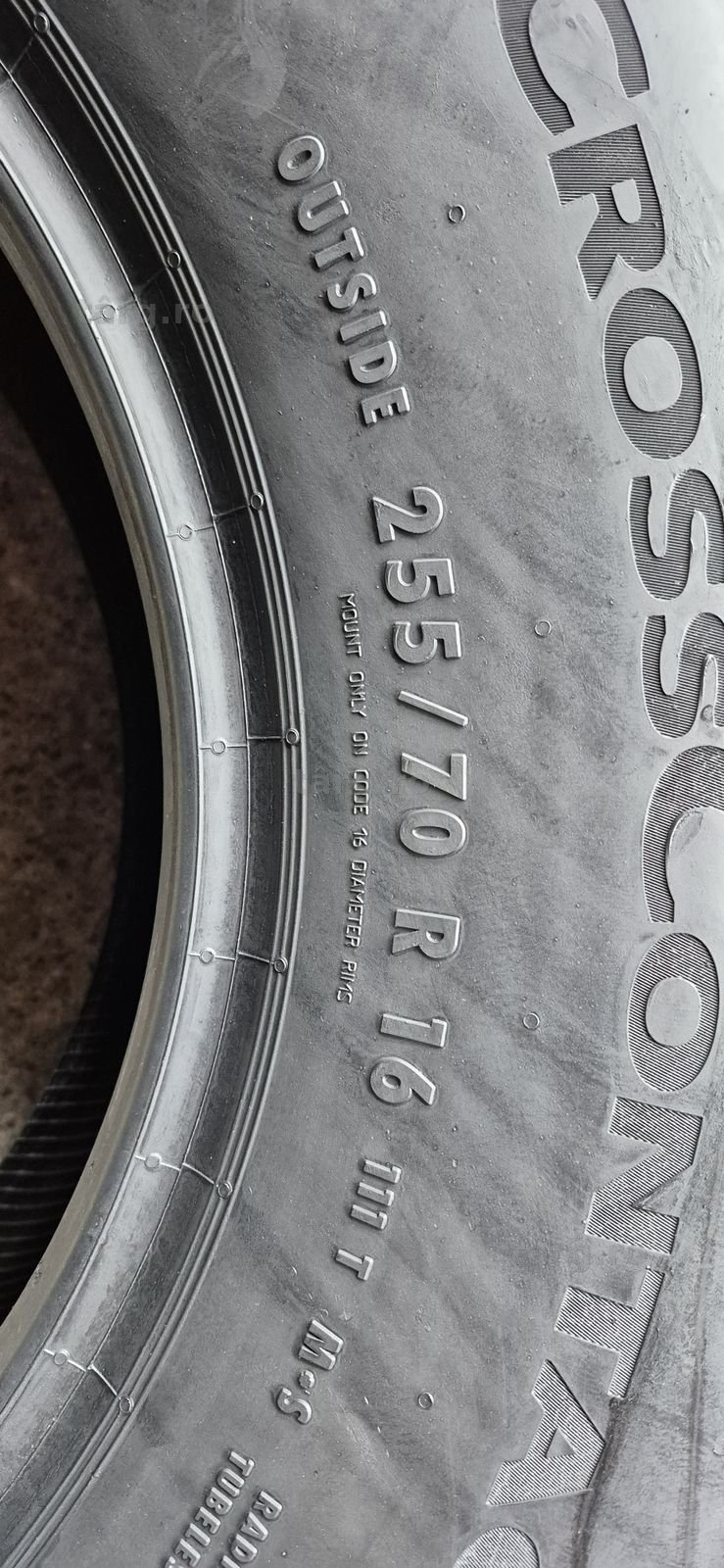 4 anvelope ca si noi M+S Continental 255/70/16,dot 2023.Pret pe bucata 6