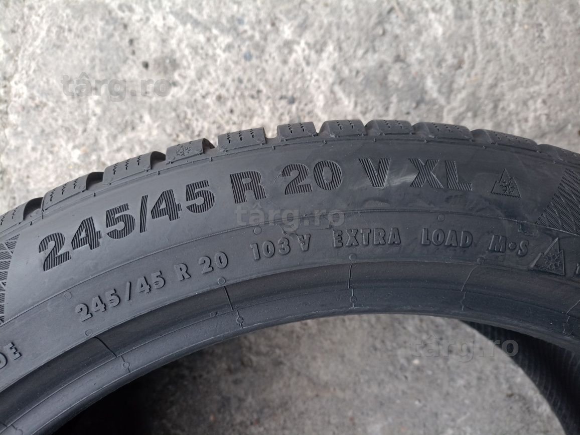2 anvelope de iarna Continental 245/45 R20 dot 4319 5