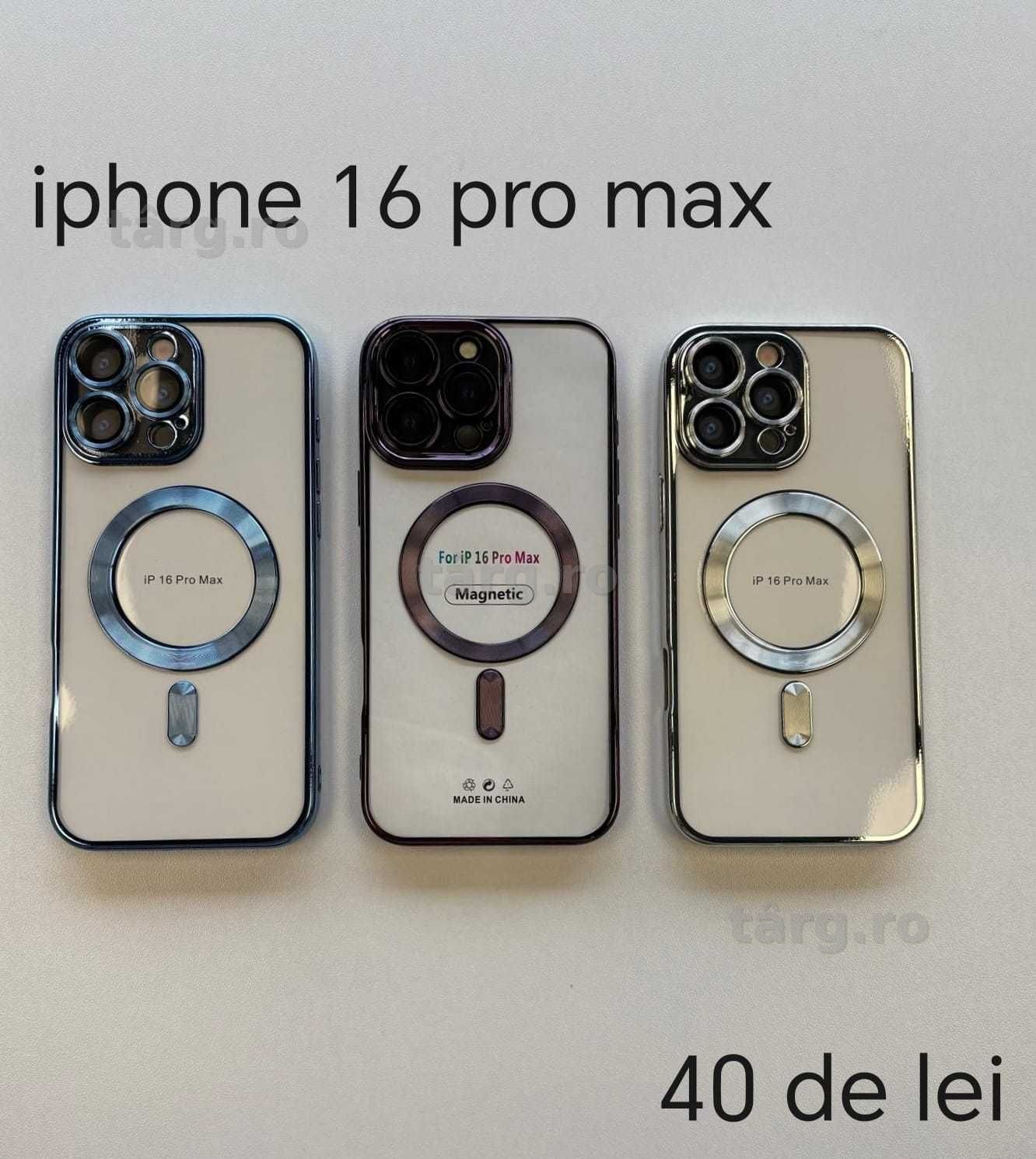 Huse, Folii, Cabluri iPhone 16 Pro Max - Montaj gratuit folie 4