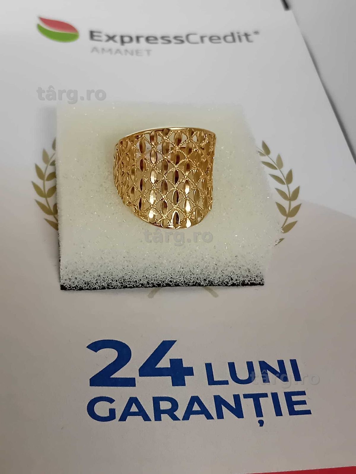 Inel aur 14k [Tomesti-b:32878]-Garantie 2 ani!